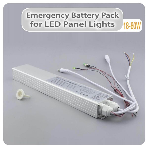Emergency Battery Pack for LED Panel Lights 18 80W 31167 01 1
