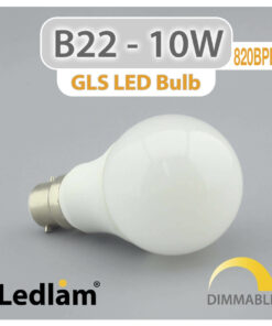 Ledlam B22 LED Bulb 10W 820BPD dimmable 01 1