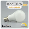 Ledlam B22 LED Bulb 10W 820BPD dimmable 02 1
