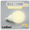 Ledlam B22 LED Bulb 10W 820BPD dimmable Warm White 31251 1