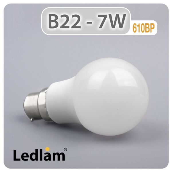 Ledlam B22 LED Bulb 7W 610BP 01 1