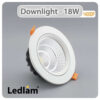 Ledlam Downlight LED 18W COB 1400DP 01