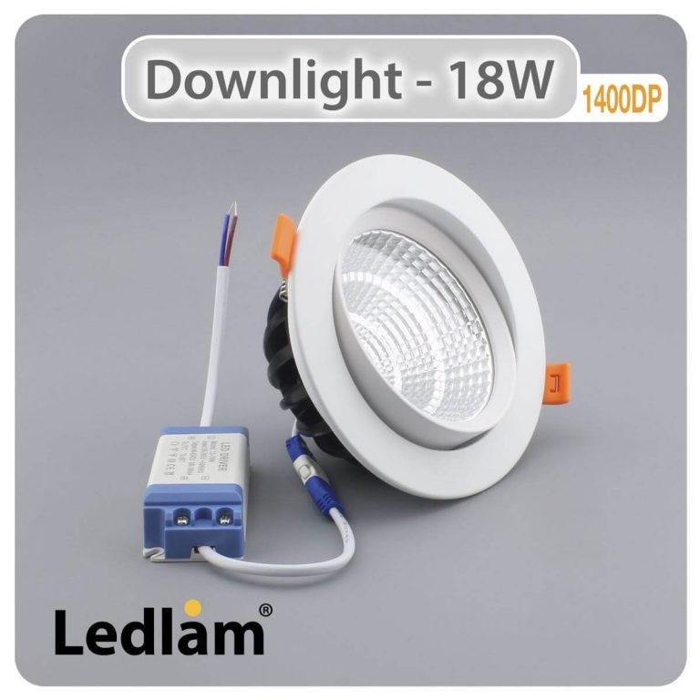 Ledlam Downlight LED 18W COB 1400DP 01