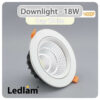 Ledlam Downlight LED 18W COB 1400DP Day White 30942