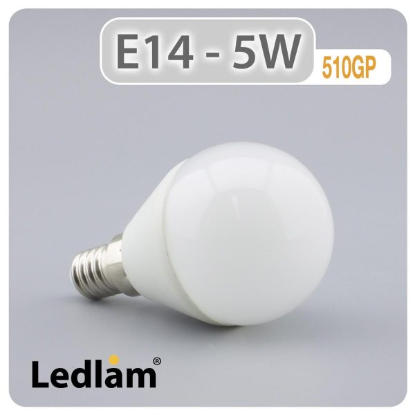 Ledlam E14 LED Golf Ball Bulb 5W 510GP 01 1