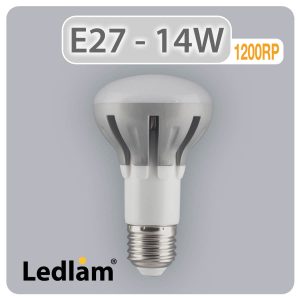 Ledlam E27 1200RP 14W LED R63 Reflector Bulb 02 1