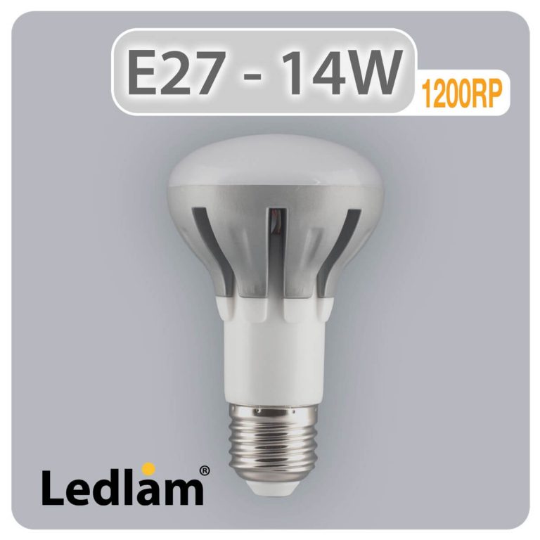 Ledlam E27 1200RP 14W LED R63 Reflector Bulb 01 1