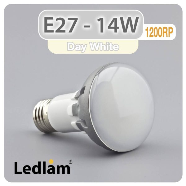 Ledlam E27 1200RP 14W LED R63 Reflector Bulb Day White 30314 1