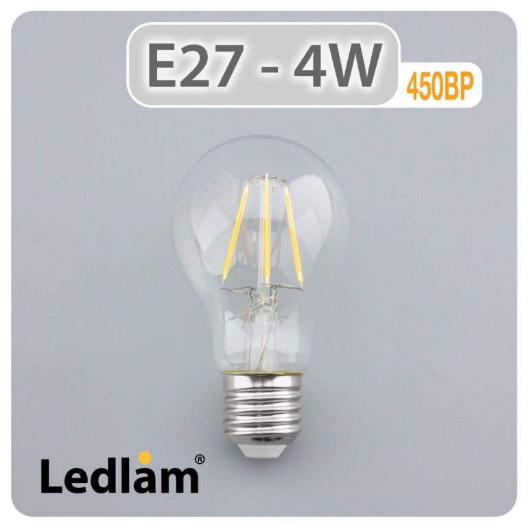Ledlam E27 450BP 4W LED Filament Bulb 01 1