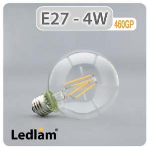 Ledlam E27 460GP 4W G95 LED Filament Bulb 01 1