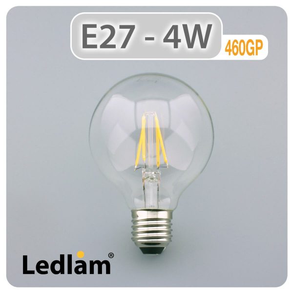 Ledlam E27 460GP 4W G95 LED Filament Bulb 02 1