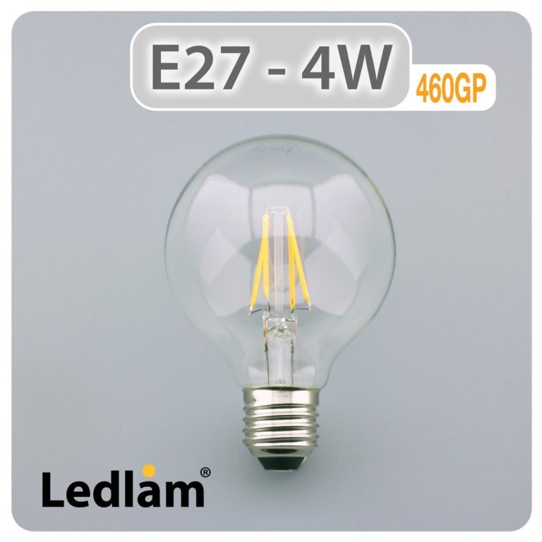 Ledlam E27 460GP 4W G95 LED Filament Bulb 01 1