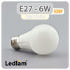 Ledlam E27 500BP 6W LED Bulb Day White 30329 1