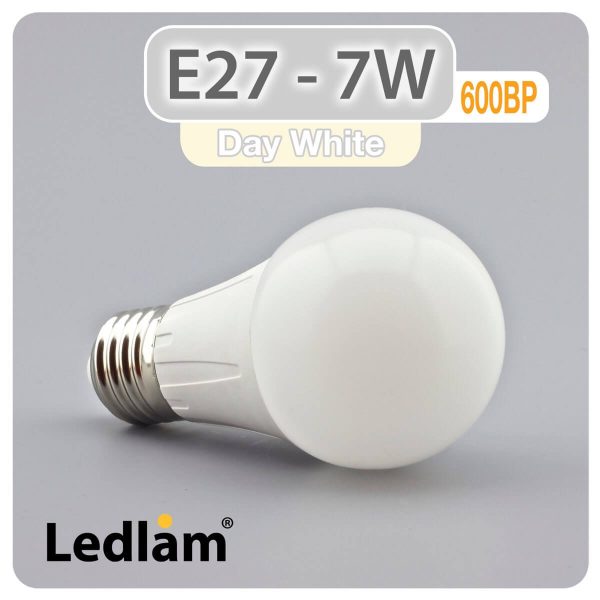 Ledlam E27 600BP 7W LED Bulb Day White 30269 1