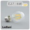 Ledlam E27 650BP 6W LED Filament Bulb 01 1