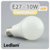 Ledlam E27 800BP 10W LED Bulb Warm White 30112 1