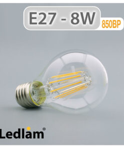 Ledlam E27 850BP 8W LED Filament Bulb 01 1