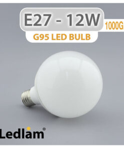 Ledlam E27 G95 LED Globe Bulb 12W 1000GP 01 1
