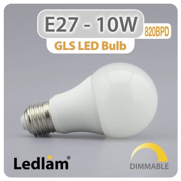 Ledlam E27 LED Bulb 10W 820BPD dimmable 02 1