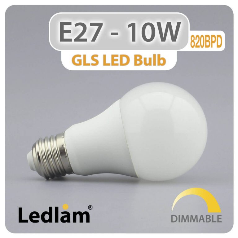 Ledlam E27 LED Bulb 10W 820BPD dimmable 01 1