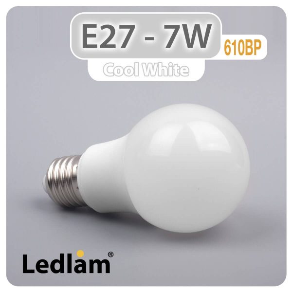 Ledlam E27 LED Bulb 7W 610BP Cool White 30960 1