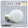 Ledlam E27 LED Golf Ball Bulb 5W 510GP 01 1