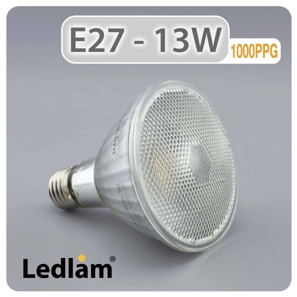 Ledlam E27 PAR30 LED Reflector Bulb 13W 1000PPG 01 1