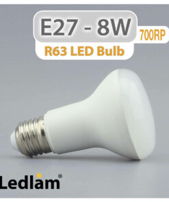 Ledlam E27 R63 LED Reflector Bulb 8W 700RP 02 1