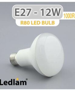 Ledlam E27 R80 LED Reflector Bulb 12W 1000RP 01 1