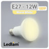 Ledlam E27 R80 LED Reflector Bulb 12W 1000RP Warm White 31263 1