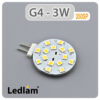 Ledlam G4 350SP 3W LED Side Bulb 01