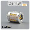Ledlam G4 400CP 3W LED Capsule Bulb 01