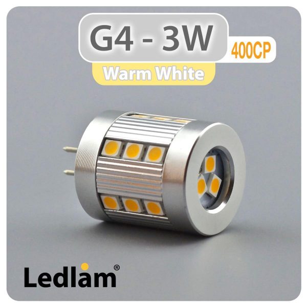 Ledlam G4 400CP 3W LED Capsule Bulb Warm White 30296