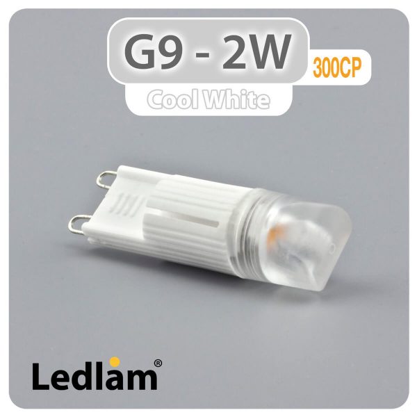 Ledlam G9 300CP 2W LED Capsule Bulb Cool White 30169 1