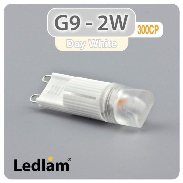 Ledlam G9 300CP 2W LED Capsule Bulb Day White 30170 1