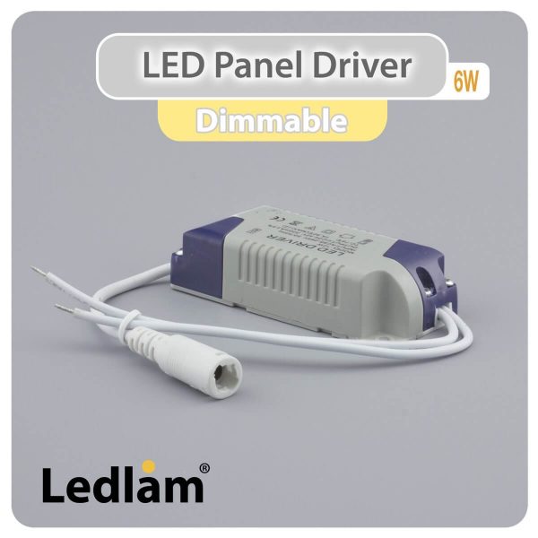 Ledlam LED Panel Driver 6W dimmable 30373 01