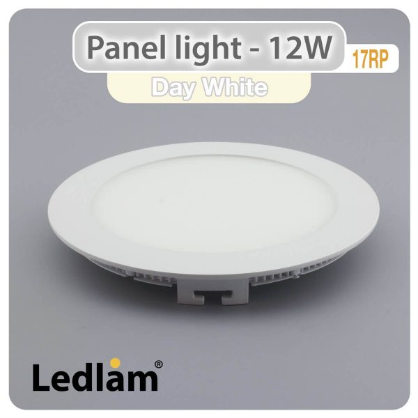 Ledlam LED Panel Light 12W Round 17RP Day White 30368