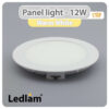 Ledlam LED Panel Light 12W Round 17RP Warm White 30369