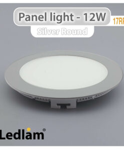 Ledlam LED Panel Light 12W Round 17RP silver 01