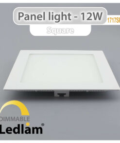 Ledlam LED Panel Light 12W Square 1717SPD dimmable 01