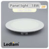 Ledlam LED Panel Light 18W Round 22RP Day White 30371