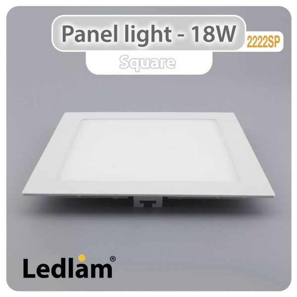 Ledlam LED Panel Light 18W Square 2222SP 01