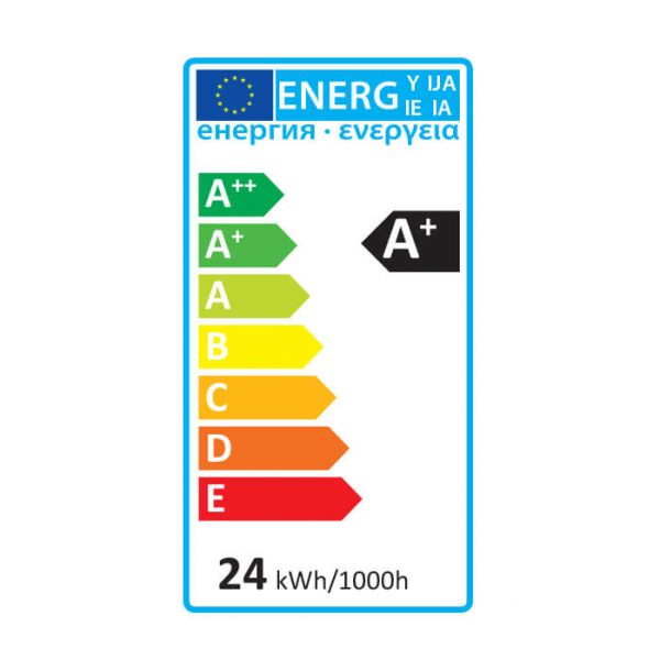 Ledlam LED Panel Light 24W Round 30RP Energy Label