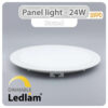 Ledlam LED Panel Light 24W Round 30RPD dimmable 01