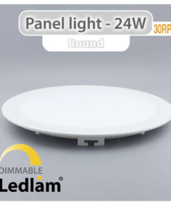 Ledlam LED Panel Light 24W Round 30RPD dimmable 01
