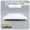 Ledlam LED Panel Light 24W Square 3030SPD dimmable 01