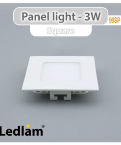 Ledlam LED Panel Light 3W Square 99SP 01