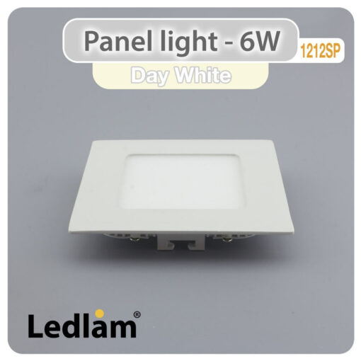 Ledlam LED Panel Light 6W Square 1212SP Day White 30356