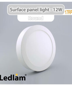 Ledlam LED Surface Panel Light 12W Round 17RPS 01