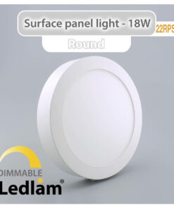 Ledlam LED Surface Panel Light 18W Round 22RPSD dimmable 01